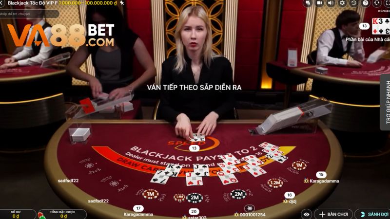 Bí quyết chơi Blackjack VA88 dễ thắng lớn