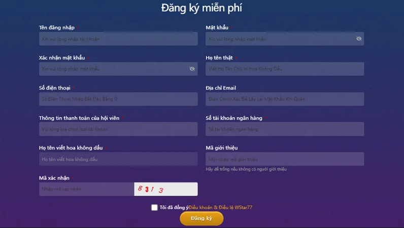 Hướng dẫn các bước đăng ký chi tiết